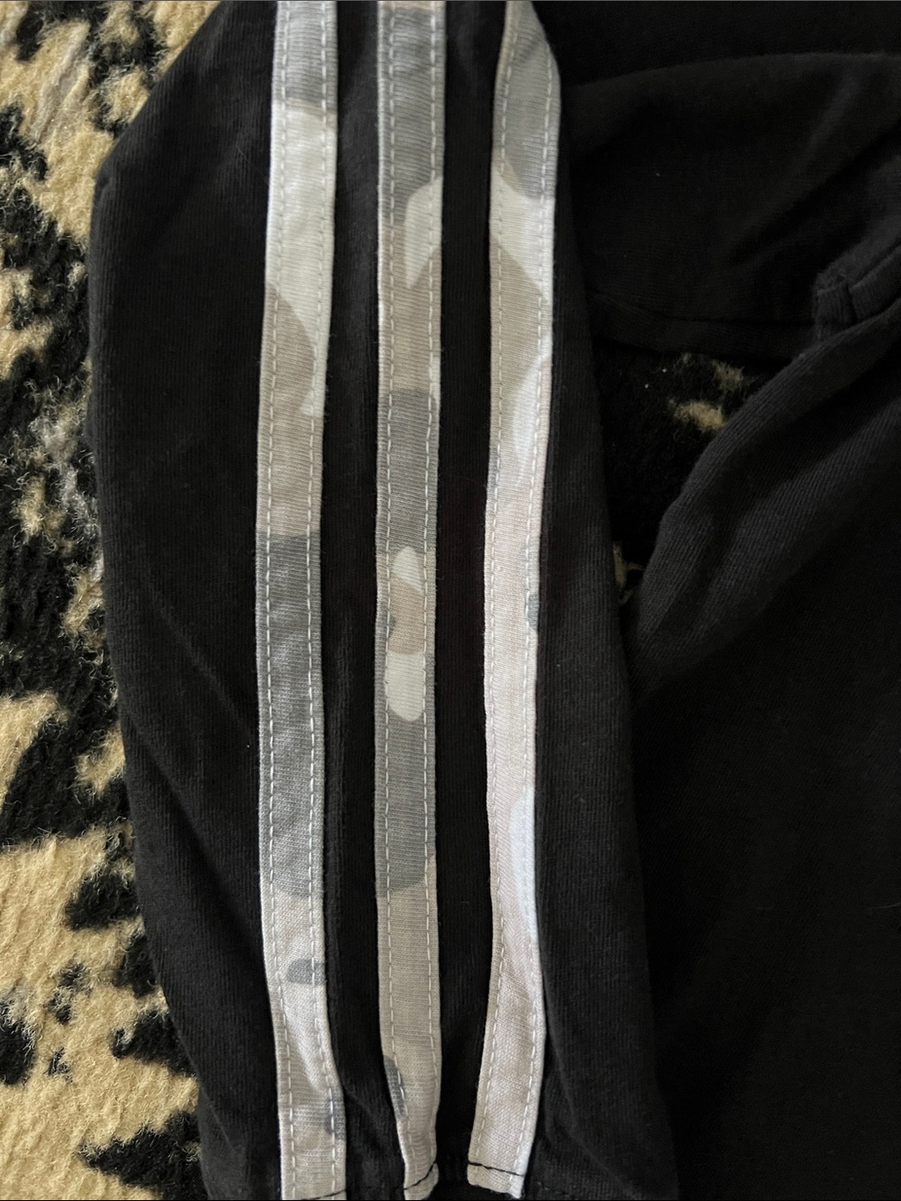 Boys Adidas long sleeve black tee. Size S (8) - Picture 3 of 4